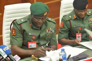 Acting Chief of Army Staff Major General Olufemi Oluyede Assumes Duty
