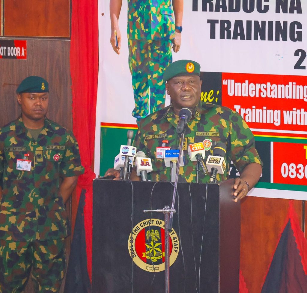 Nigerian Army Charts New Course As COAS Declares 2025 Doctrine and Training Conference Open
