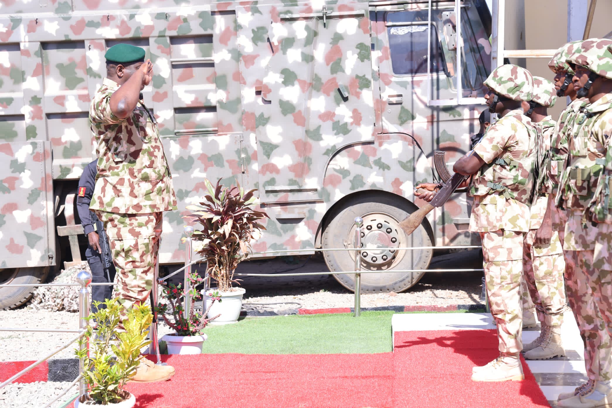 COAS Renews Commitment to Tackling Yobe's Security Challenges, Assures Troops of Support