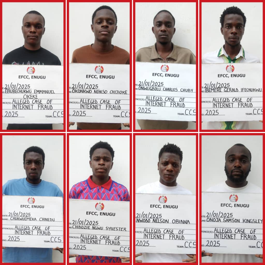 EFCC Arraigns 16 Fraudsters 