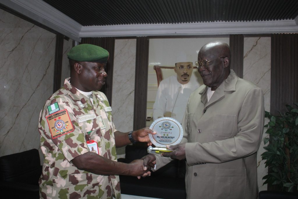 MNJTF Force Commander Major General Godwin Mutkut Meets Chadian Defense Leaders to Boost Counter-Terrorism Efforts