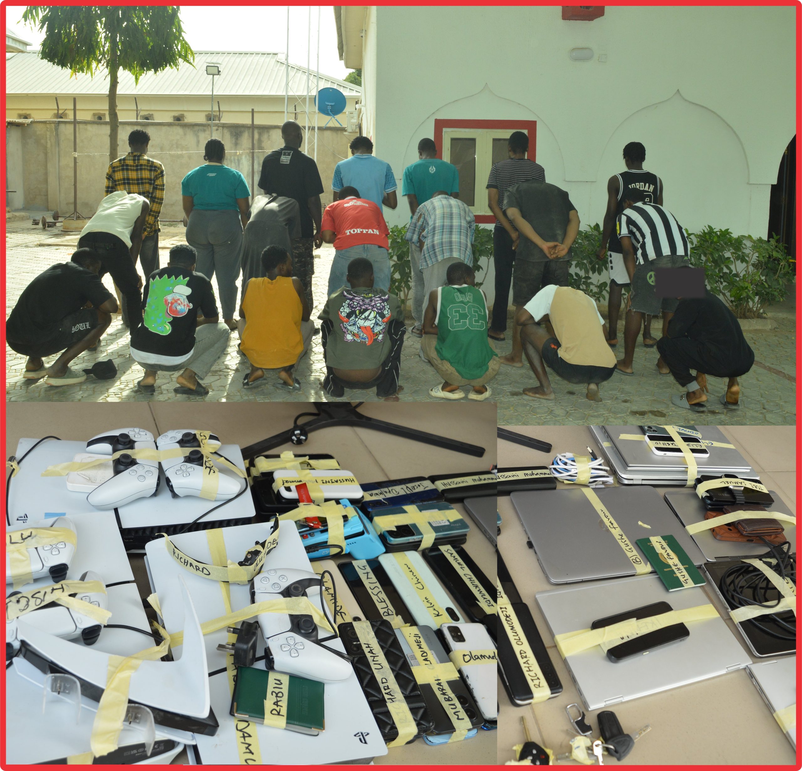 EFCC Arrests 21 Suspected Internet Fraudsters in Bauchi