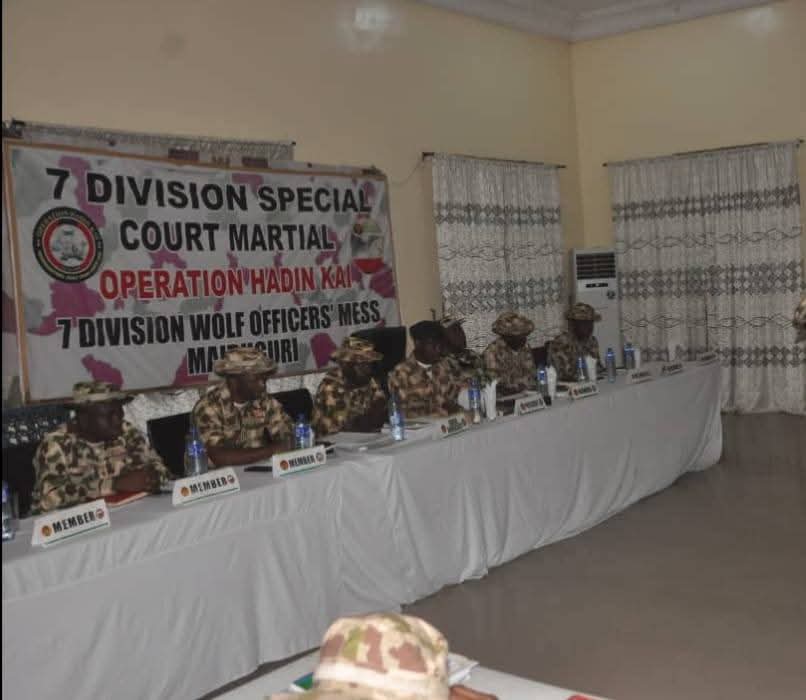 Court Martial Nigerian Soldiers 