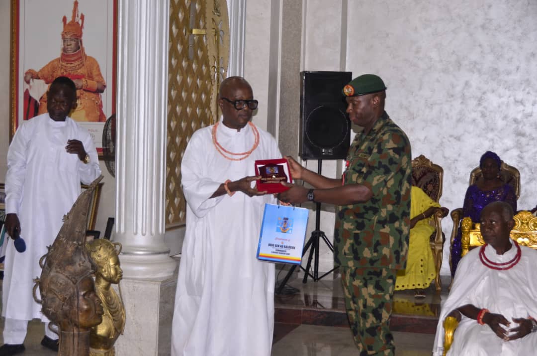 Oba of Benin Assures Military of Palace Support in Security Efforts