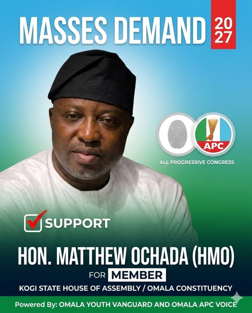 2027 Assembly Race: Omala Youths Call on Hon. Ochada (HMO) to Step Forward